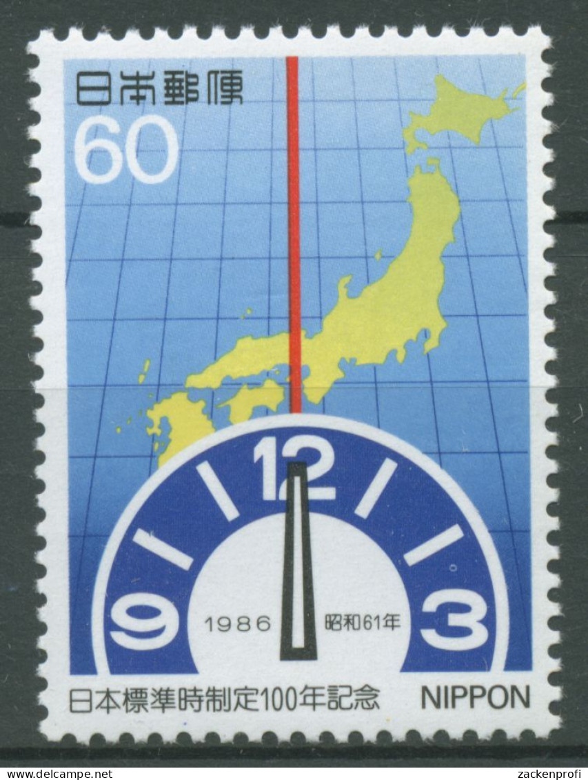 Japan 1986 100 Jahre Standartzeit Uhr 1687 Postfrisch - Ungebraucht