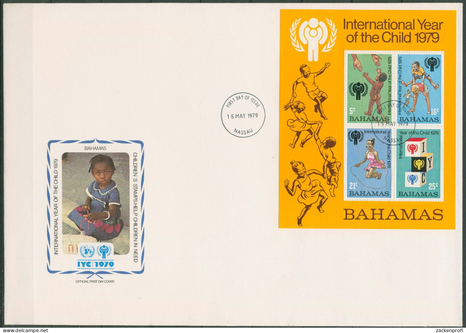 Bahamas 1979 Internationales Jahr Des Kindes Block 26 FDC (X61419) - Bahamas (1973-...)