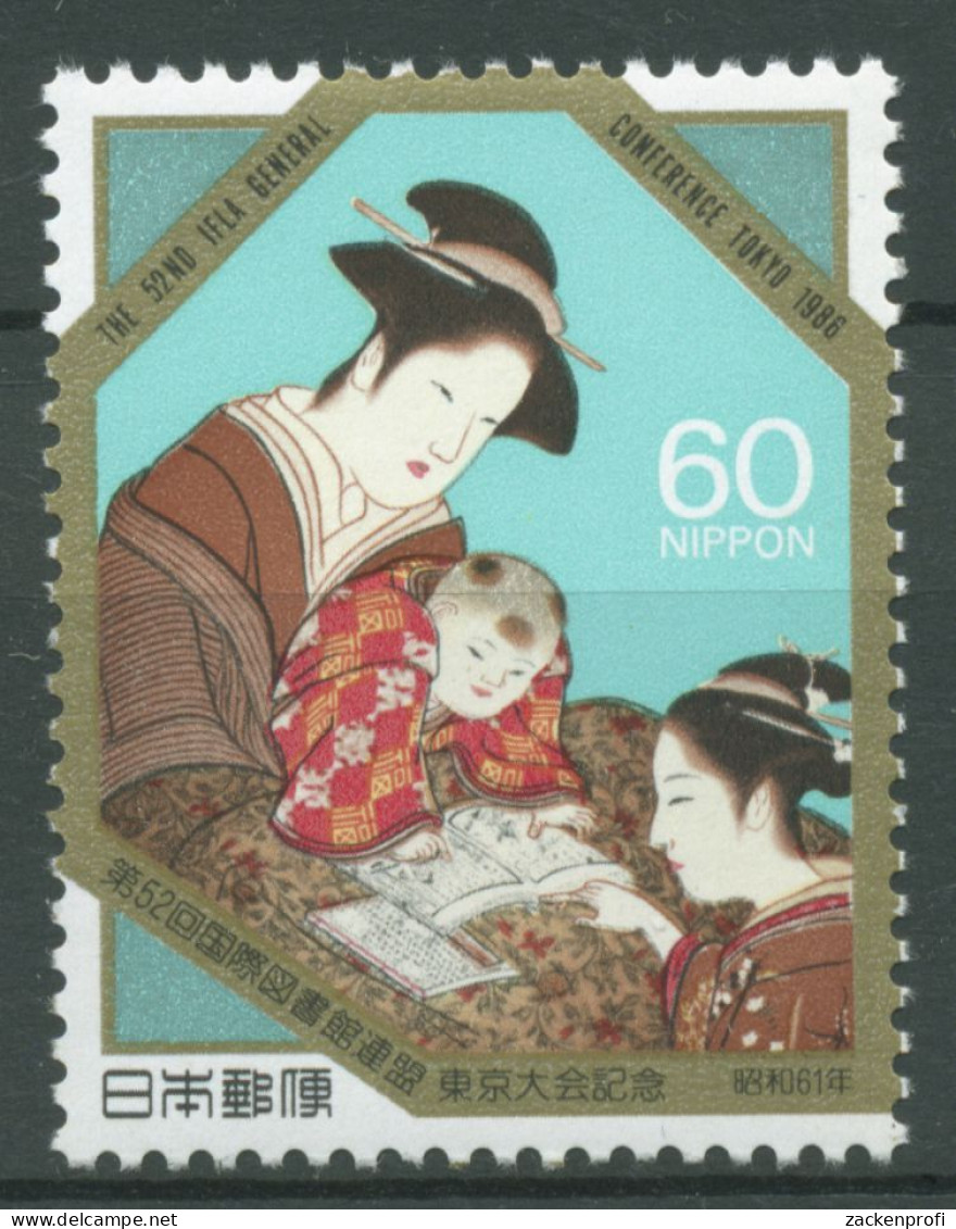 Japan 1986 Internationaler Bibliothekenverband 1695 Postfrisch - Ungebraucht
