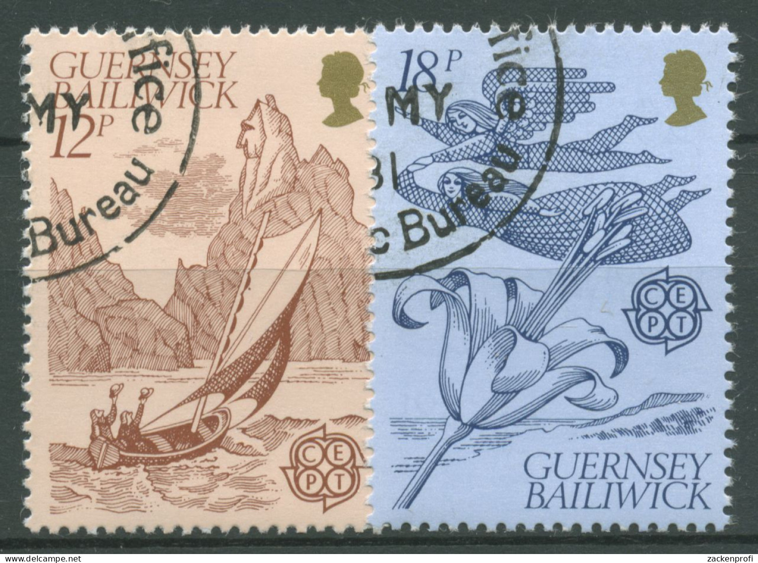 Guernsey 1981 Europa CEPT Folklore 223/24 Gestempelt - Guernsey