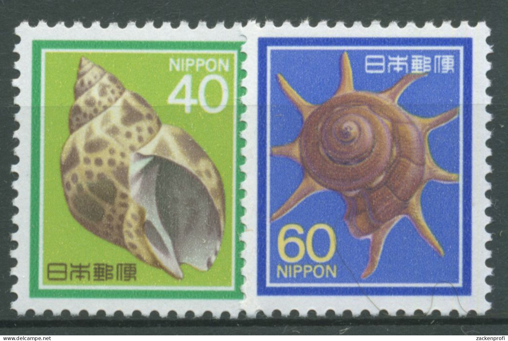 Japan 1988 Tiere Schnecken 1776/77 A Postfrisch - Nuovi