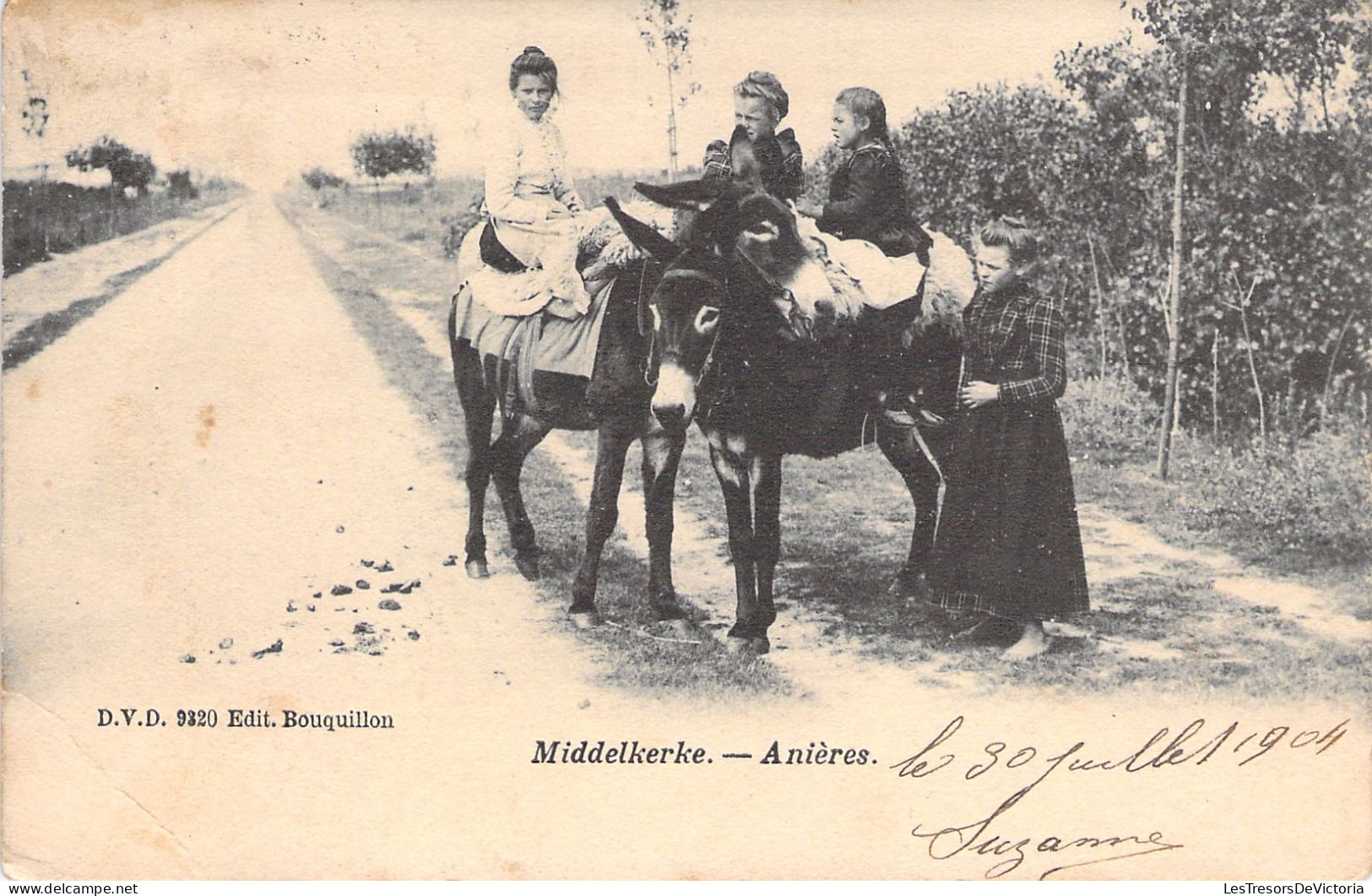 BELGIQUE - Middelkerke - Anieres - Anes - Animé -  Carte Postale Ancienne - Middelkerke