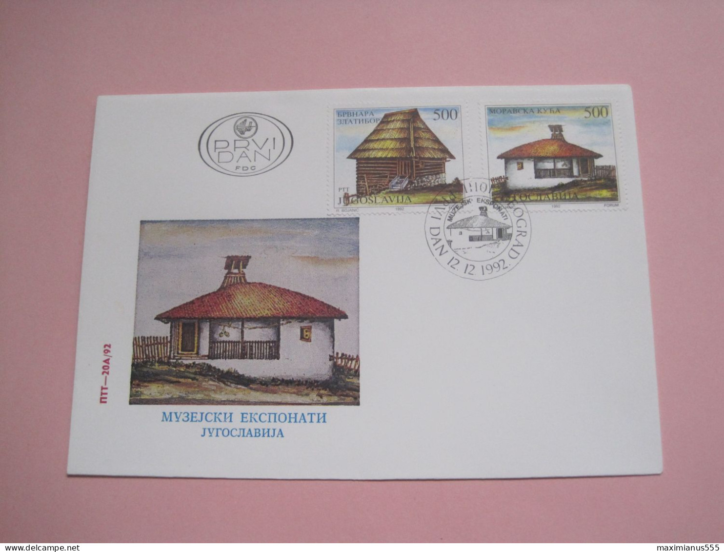 Yugoslavia FDC 1992 - Brieven En Documenten