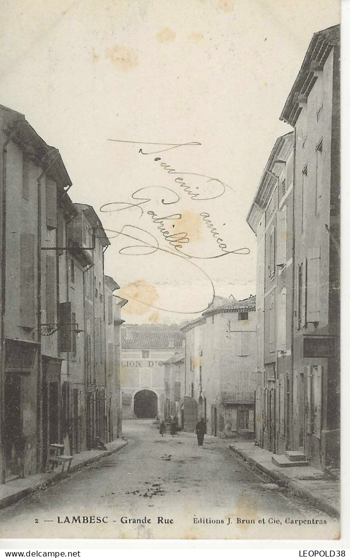 LAMBESC Grande Rue - Lambesc