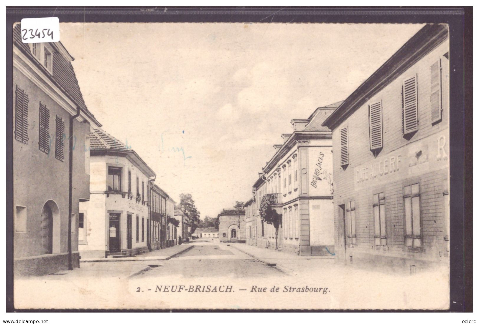 NEUF BRISACH - RUE DE STRASBOURG - TB - Neuf Brisach