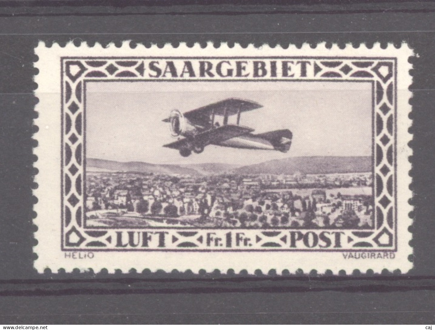 Sarre  -  Avion  :  Yv  2  * - Airmail