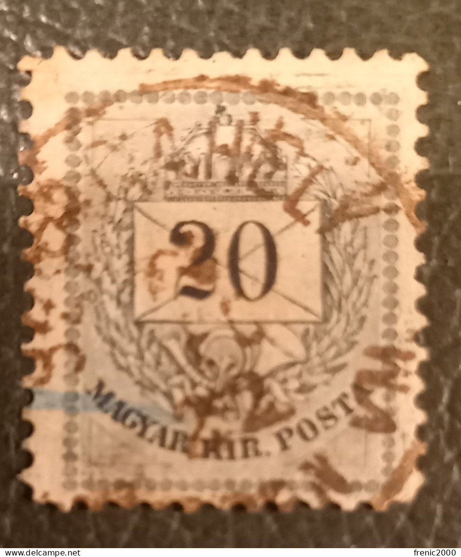 TM 004 - Hongrie Oblitéré 17D - Dentelé 13 - Used Stamps