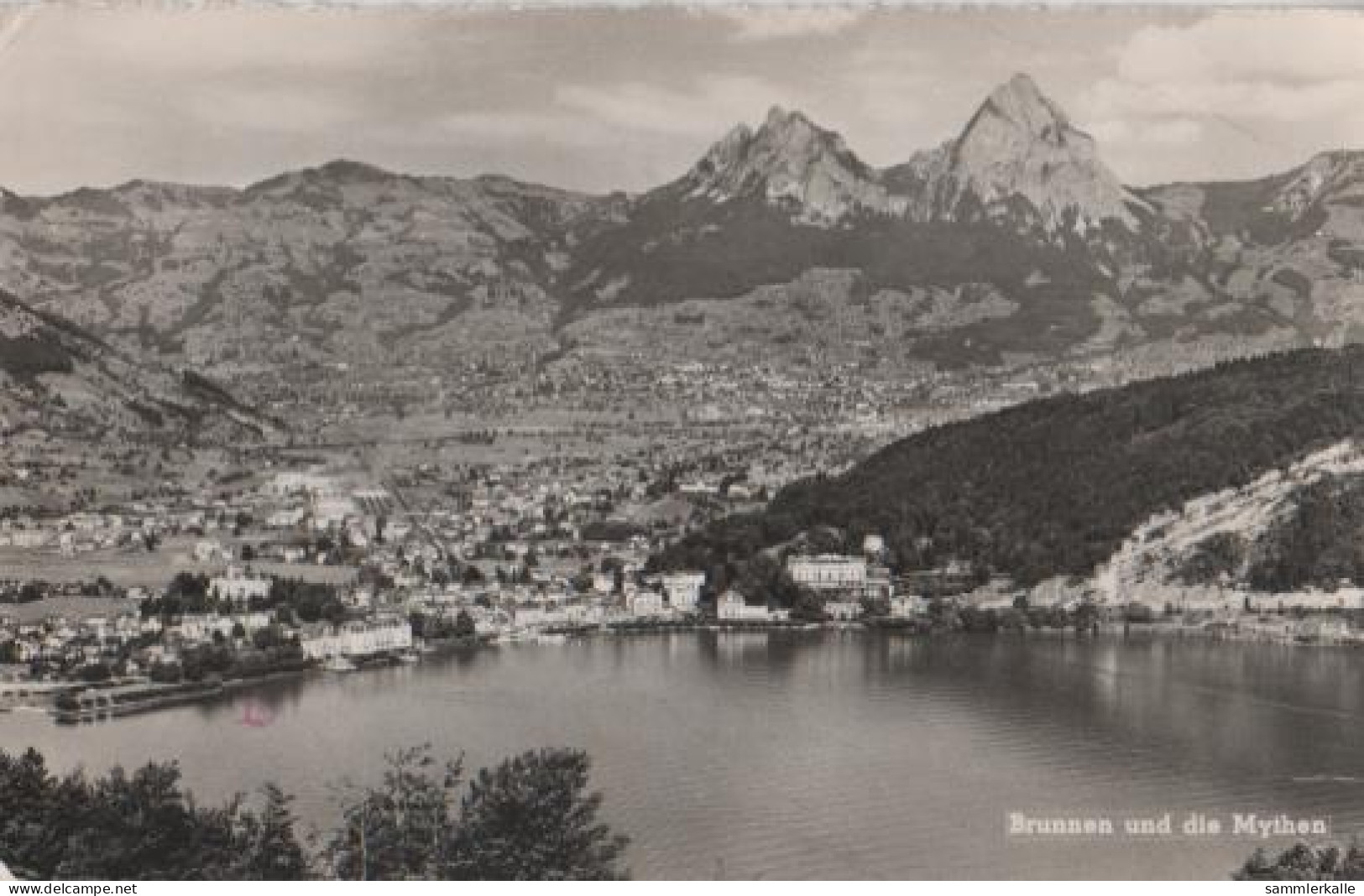 9994 - Schweiz - Brunnen Und Die Mythen - Ca. 1965 - Autres & Non Classés