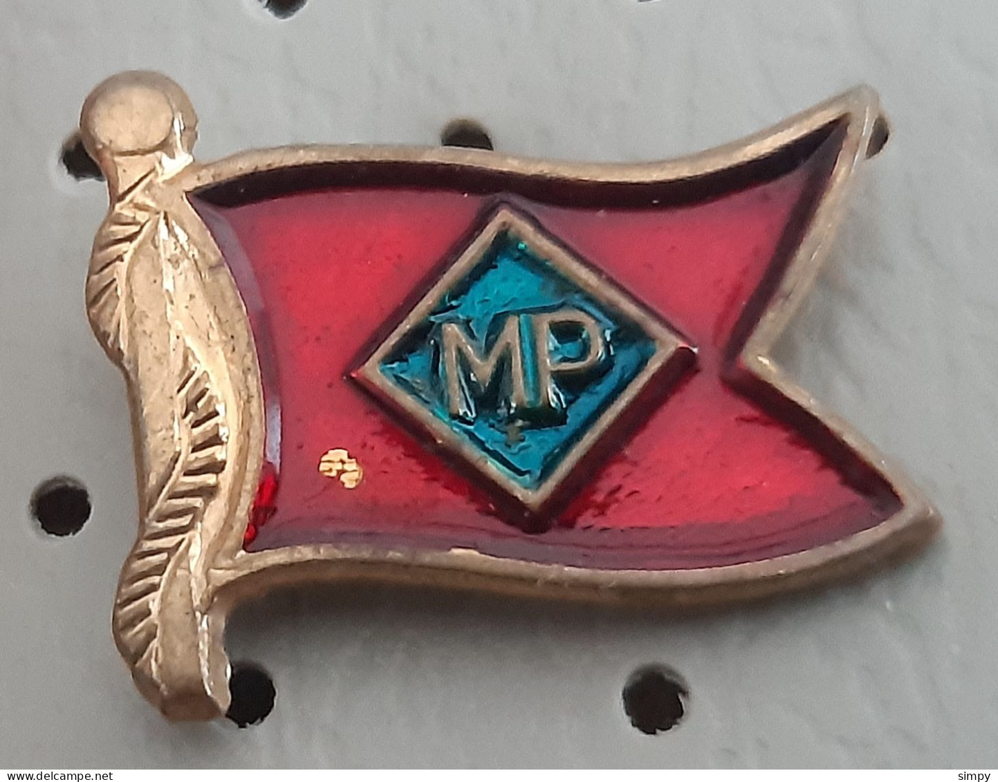 Rowing Club MP Croatia Vintage Badge Pin - Remo