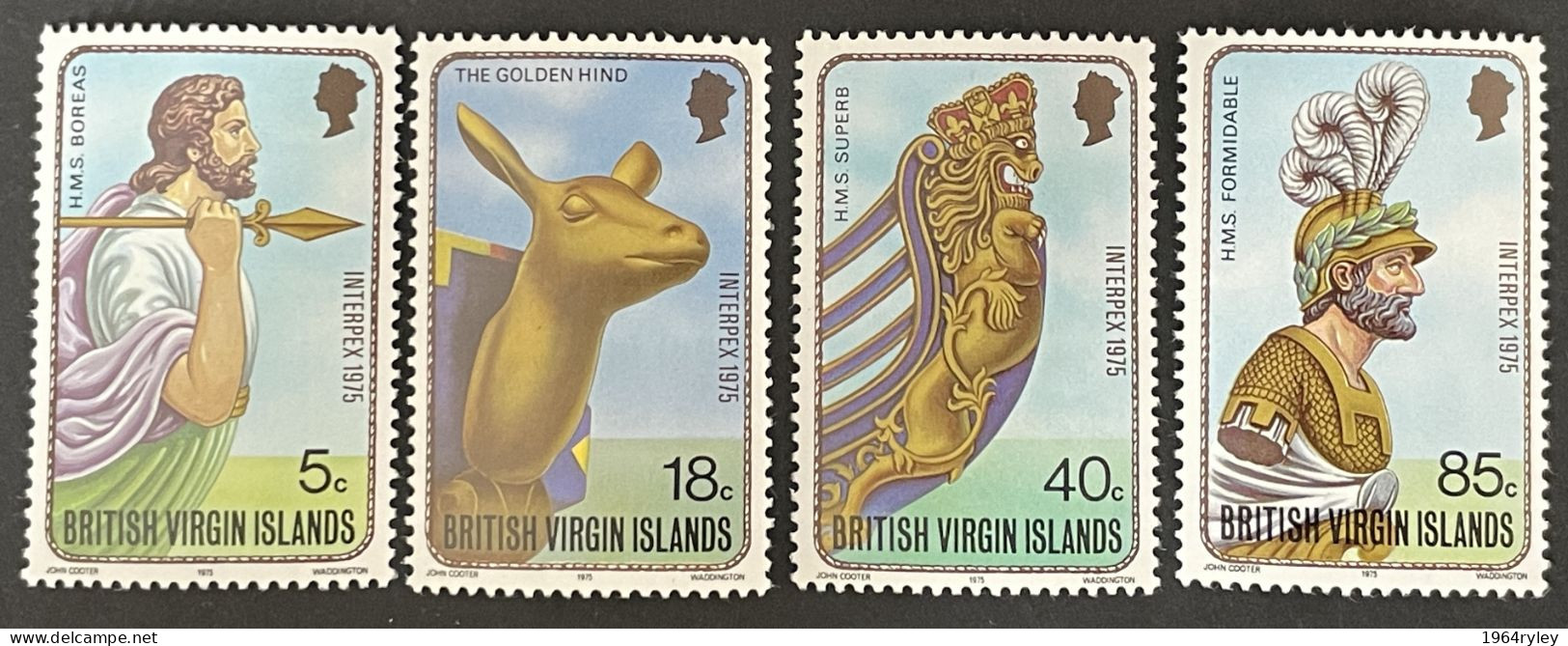 VIRGIN ISLANDS - MNH** -  1975 - # 278/281 - British Virgin Islands