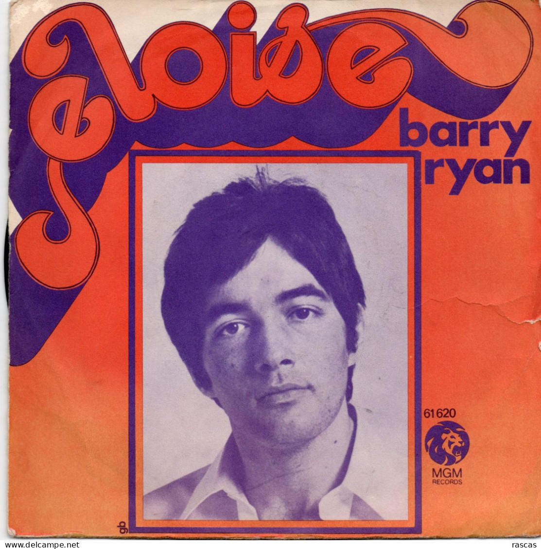 DISQUE VINYL 45 T DU CHANTEUR BRITANNIQUE BARRY RYAN WITH THE MAJORITY - ELOISE - Disco, Pop