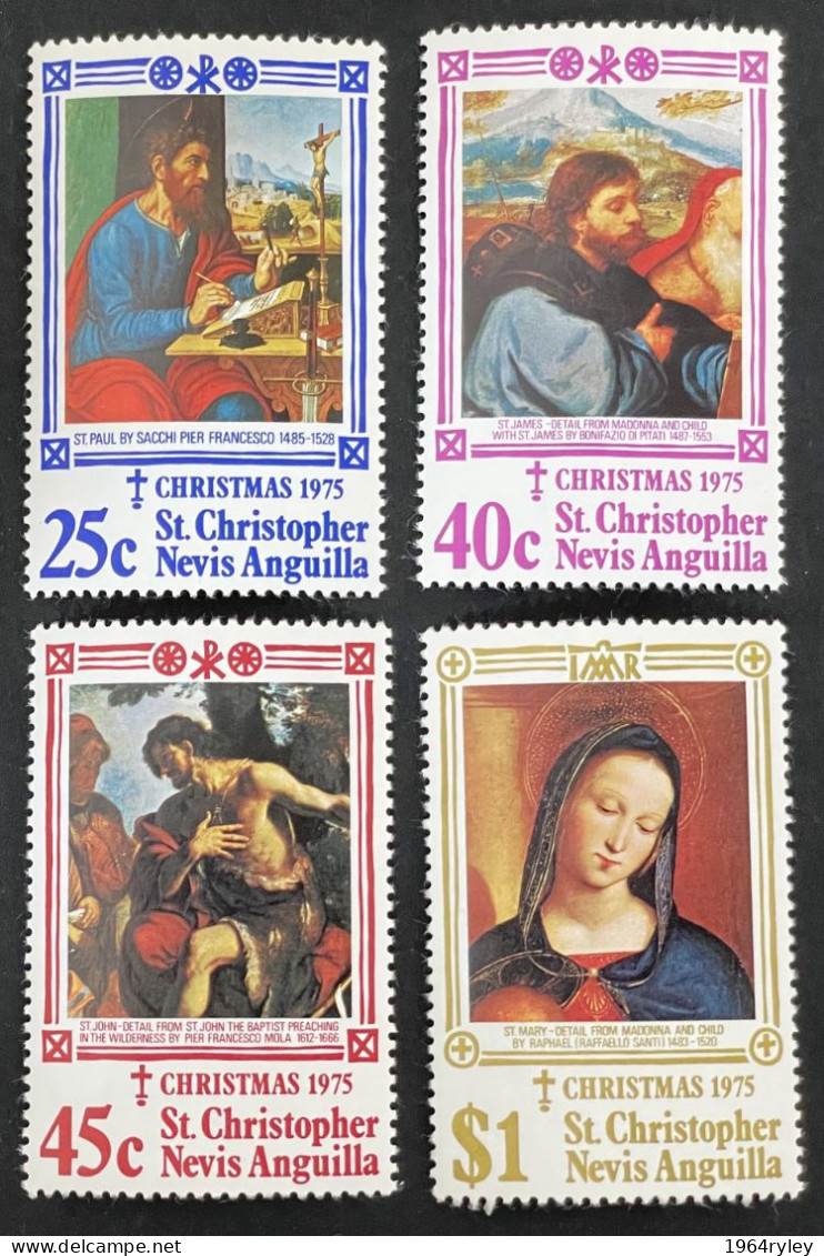 ST. CHRISTOPHER - MNH** -  1975 - # 346/349 - St.Christopher-Nevis & Anguilla (...-1980)