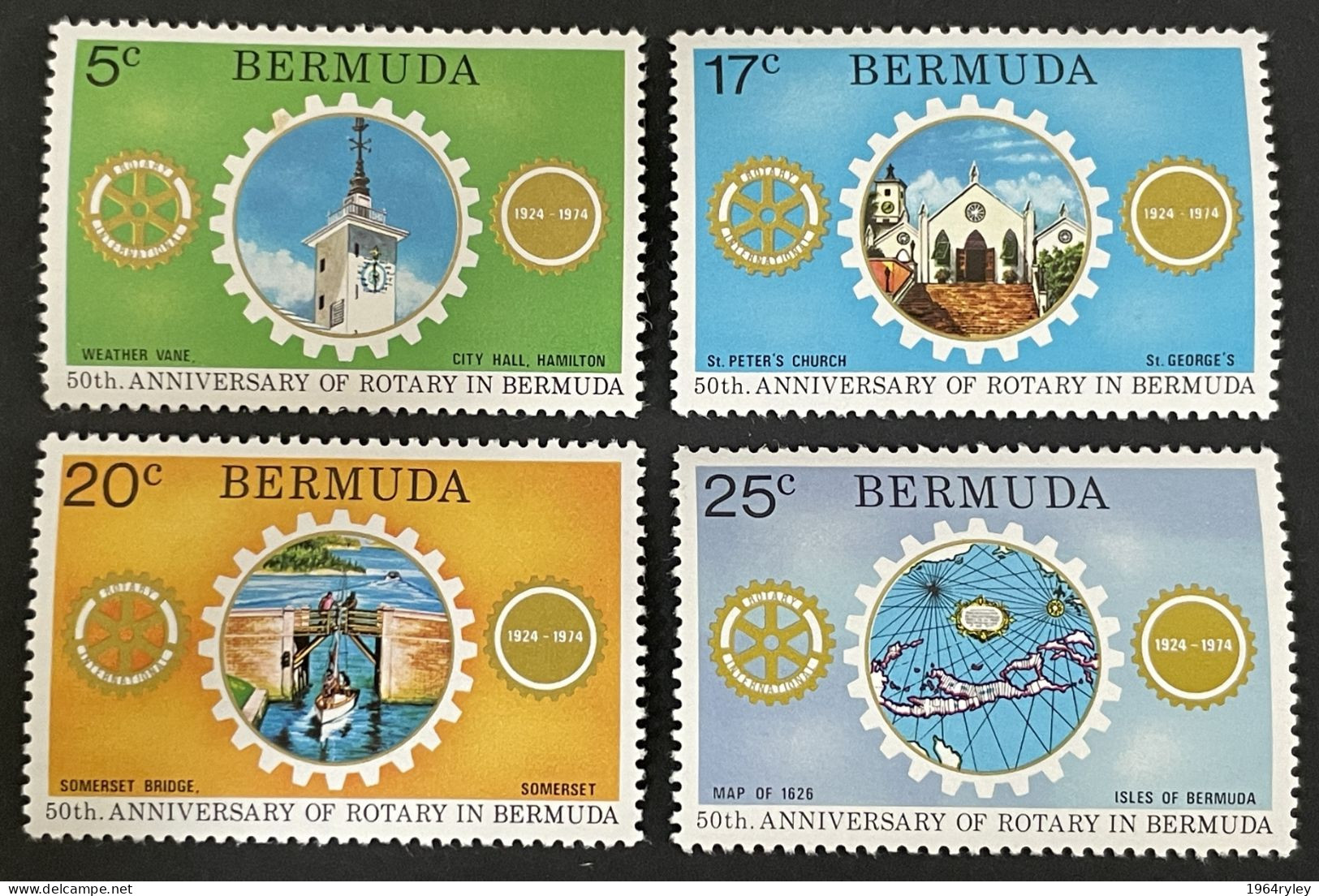 BERMUDA - MNH** -  1974 - # 320/323 - Bermudes
