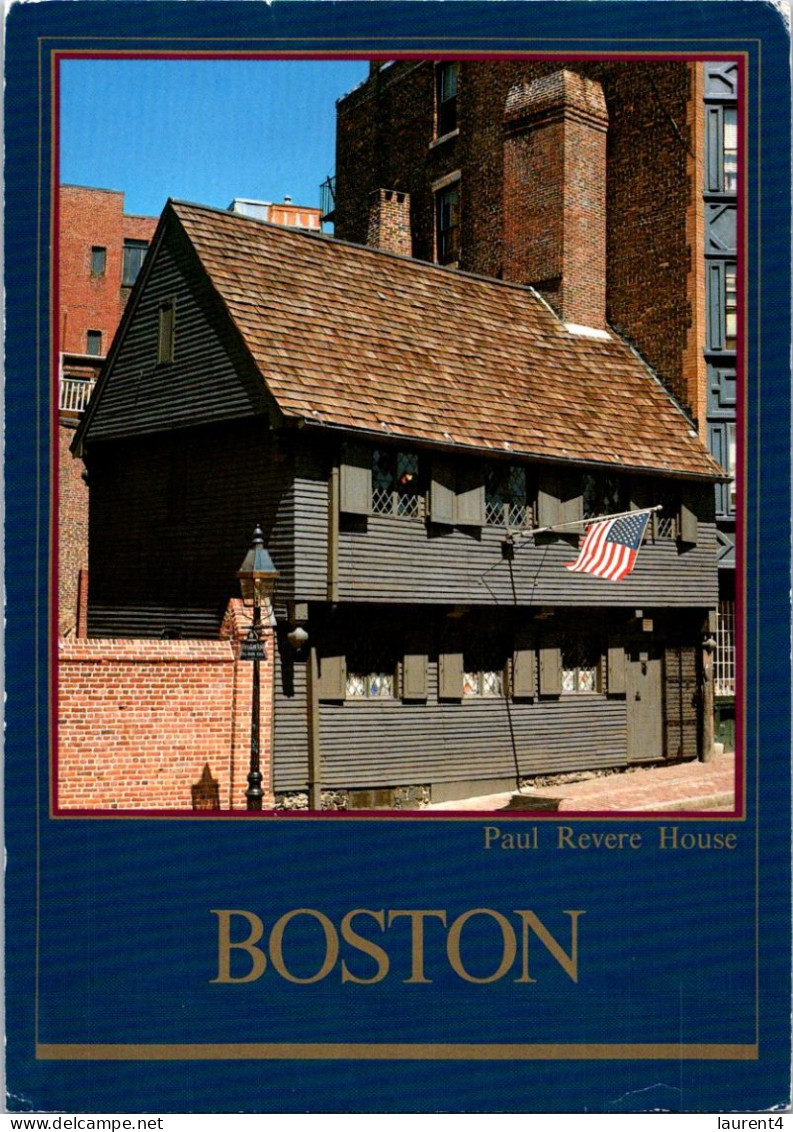 27-4-2024 (4 Y 11) USA (posted To France 1998) Bostaon Paul Revere House - Boston