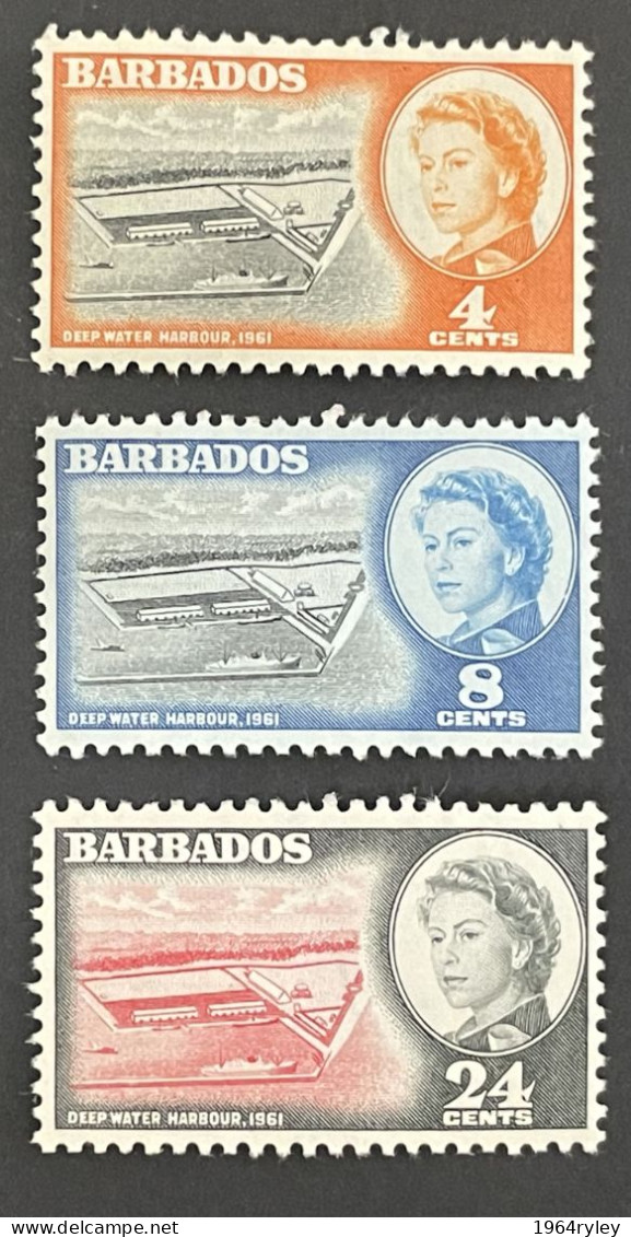 BARBADOS - MNH** -  1961 - # 227/229 - Barbados (1966-...)