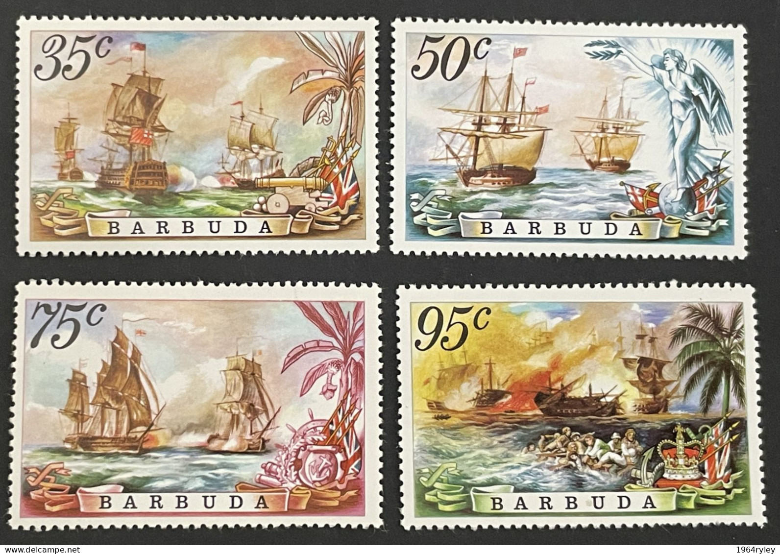 BARBUDA - MNH** -  1975 - # 223/226 - Antigua Und Barbuda (1981-...)