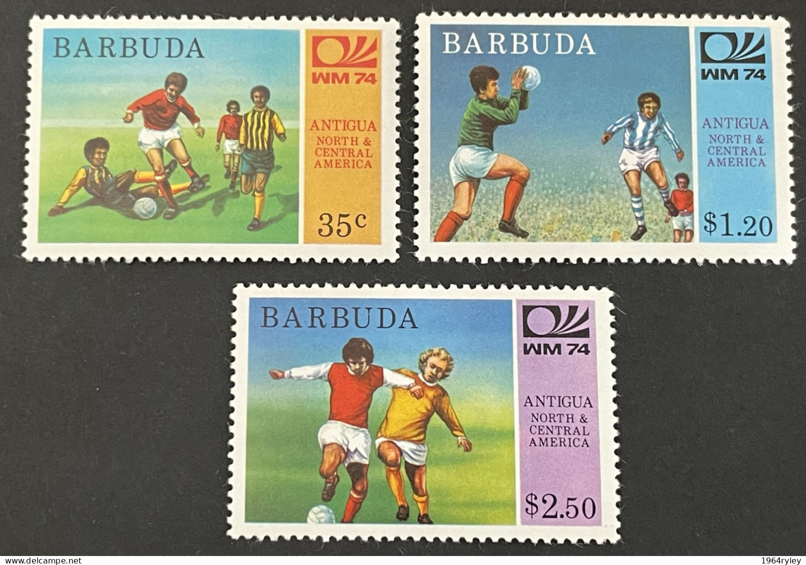 BARBUDA - MNH** -  1974 - # 168/170 - Antigua Y Barbuda (1981-...)