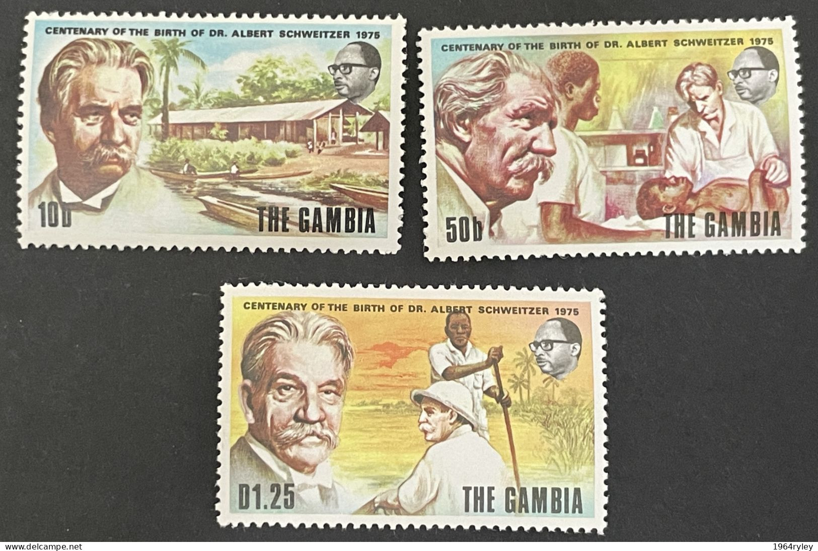 GAMBIA - MNH** -  1975 - # 312/314 - Gambia (1965-...)