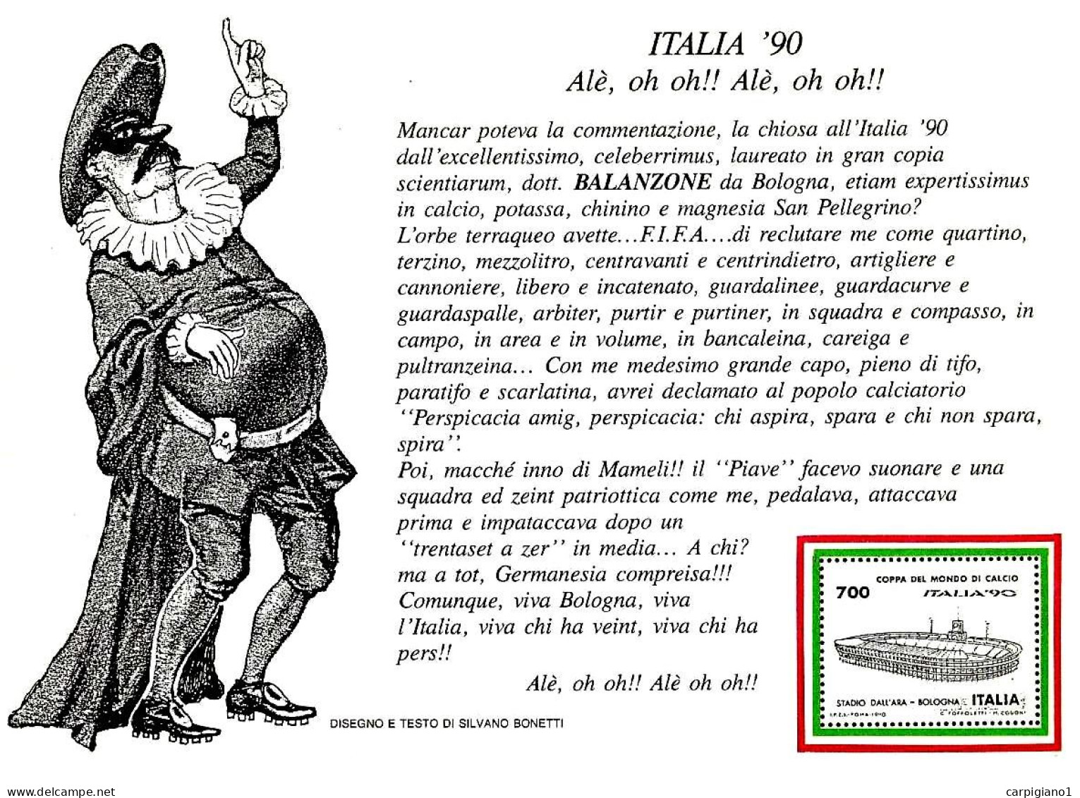 ITALIA ITALY - 1990 BOLOGNA XXXV Bophilex Sigillo S. PETRONIO Su Cartolina AFNB - 7794 - 1981-90: Marcophilie