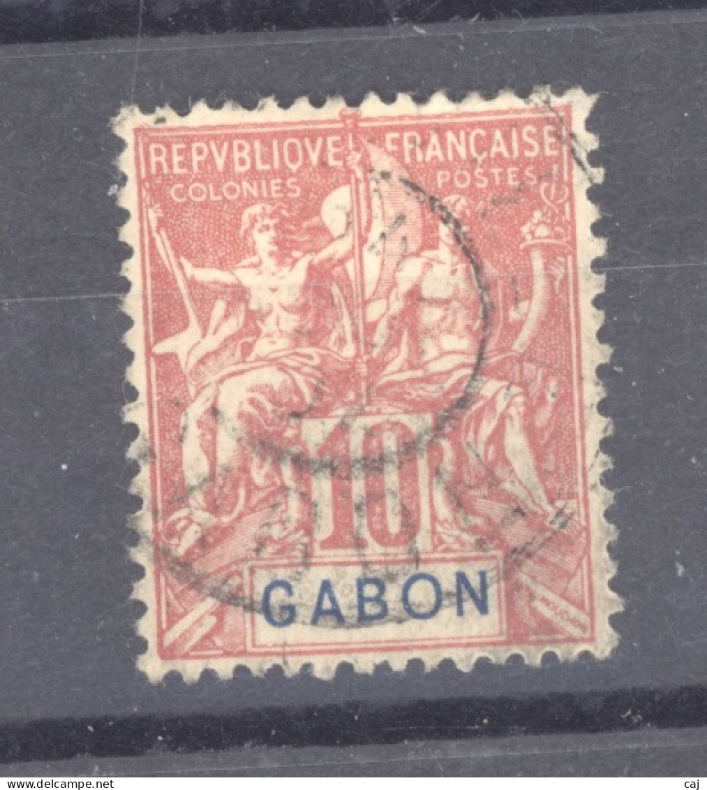 Gabon  :  Yv  20  (o)           ,      N4 - Usati