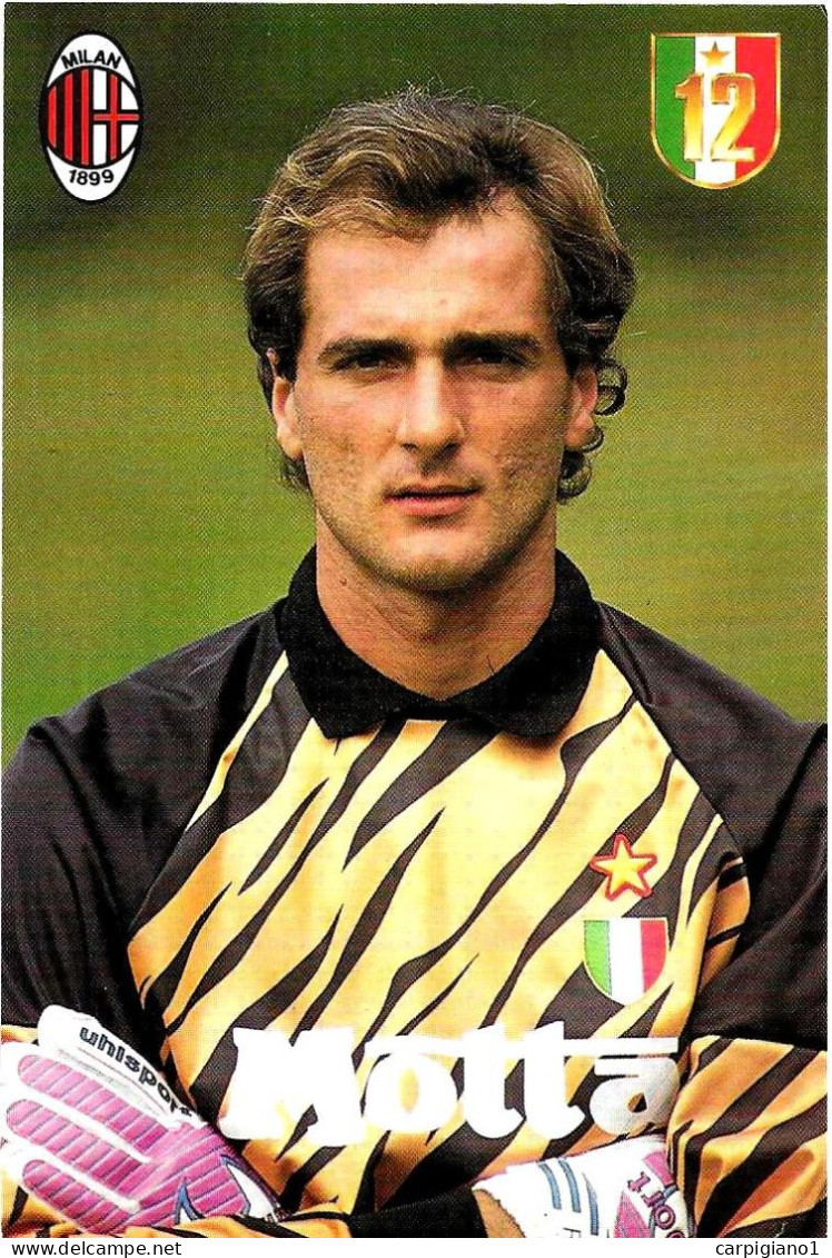 ITALIA ITALY - 1994 TRIESTE Coppa Campioni Calcio MILAN-AEK ATHENS 2-1 Su Cartolina SEBASTIANO ROSSI – 8169 - 1991-00: Marcofilia