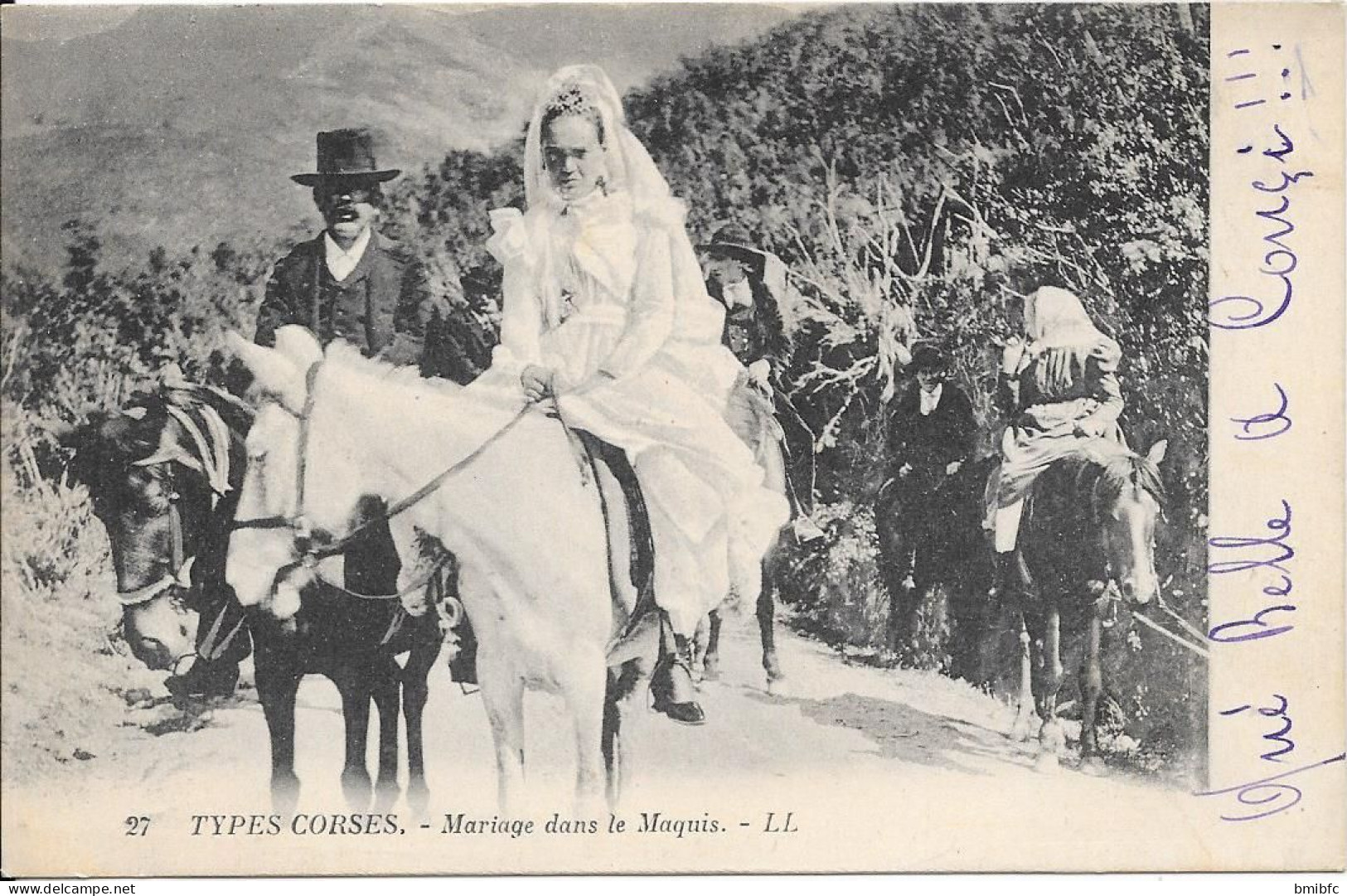 TYPES CORSES - Mariage Dans Le Maquis - Corse