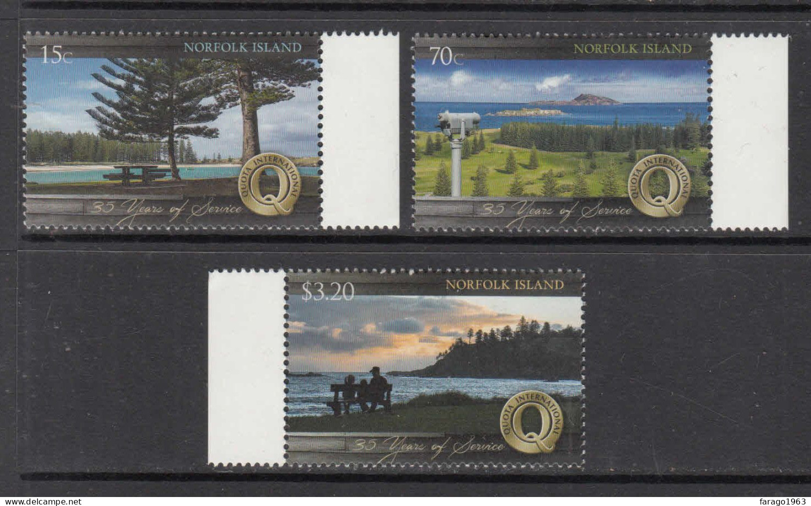 2014 Norfolk Island Quota International   Complete Set Of 6 MNH - Isla Norfolk