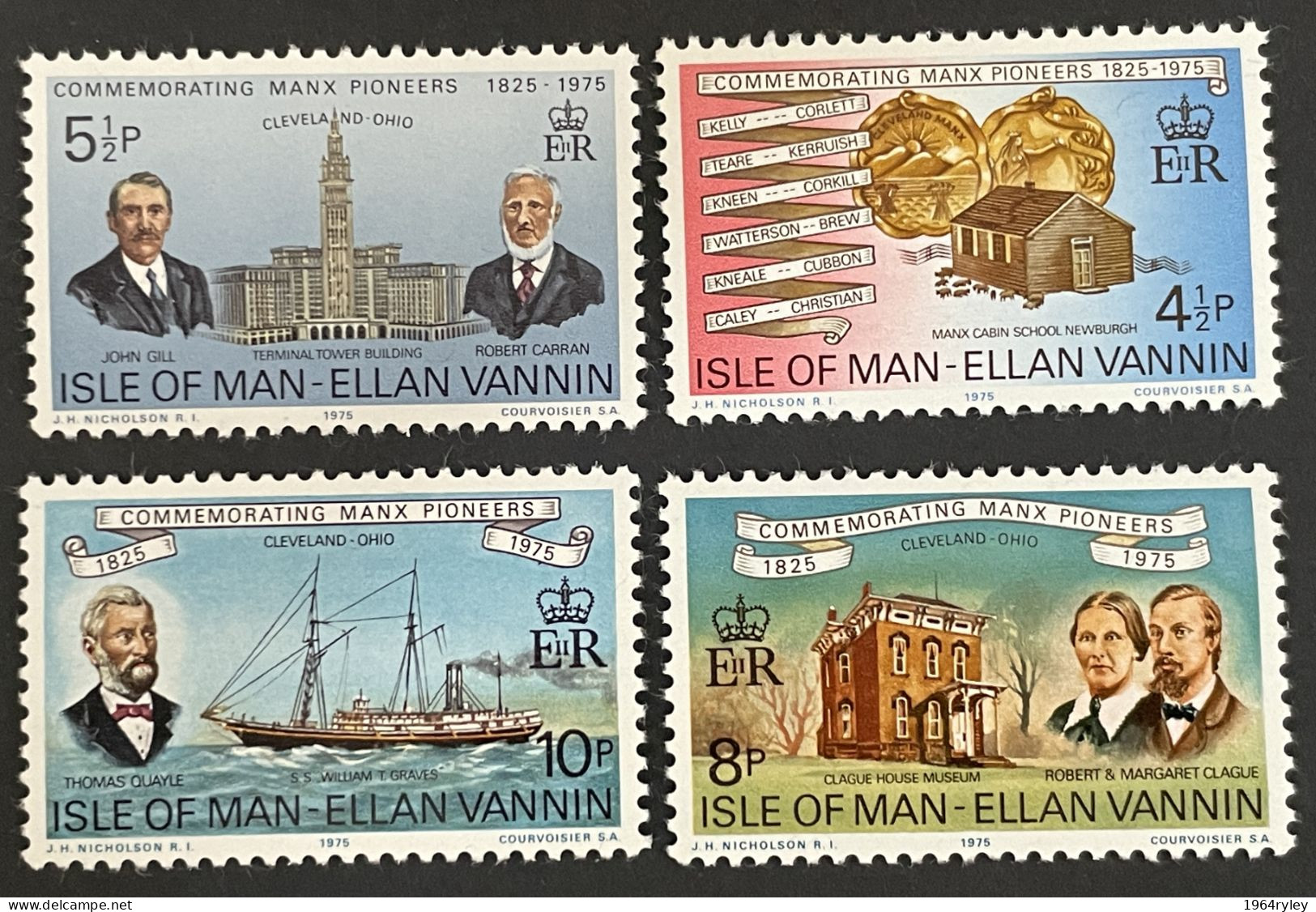 ISLE OF MAN - MNH** -  1975 - # 62/65 - Man (Insel)