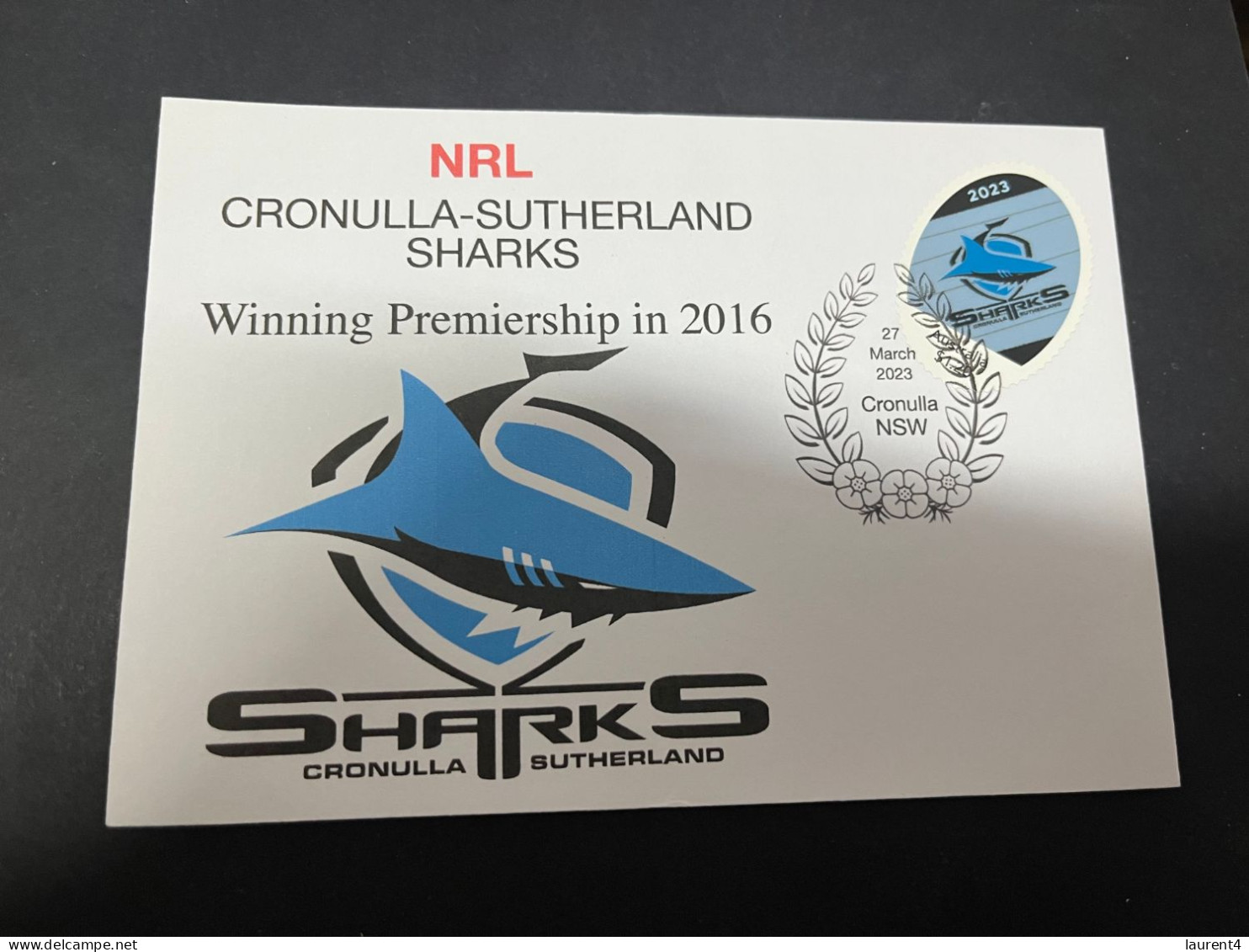 27-3-2024 (4 Y 12) Australia Cronulla-Sutherland Sharks Winning Premiership In 2016 - Sonstige & Ohne Zuordnung