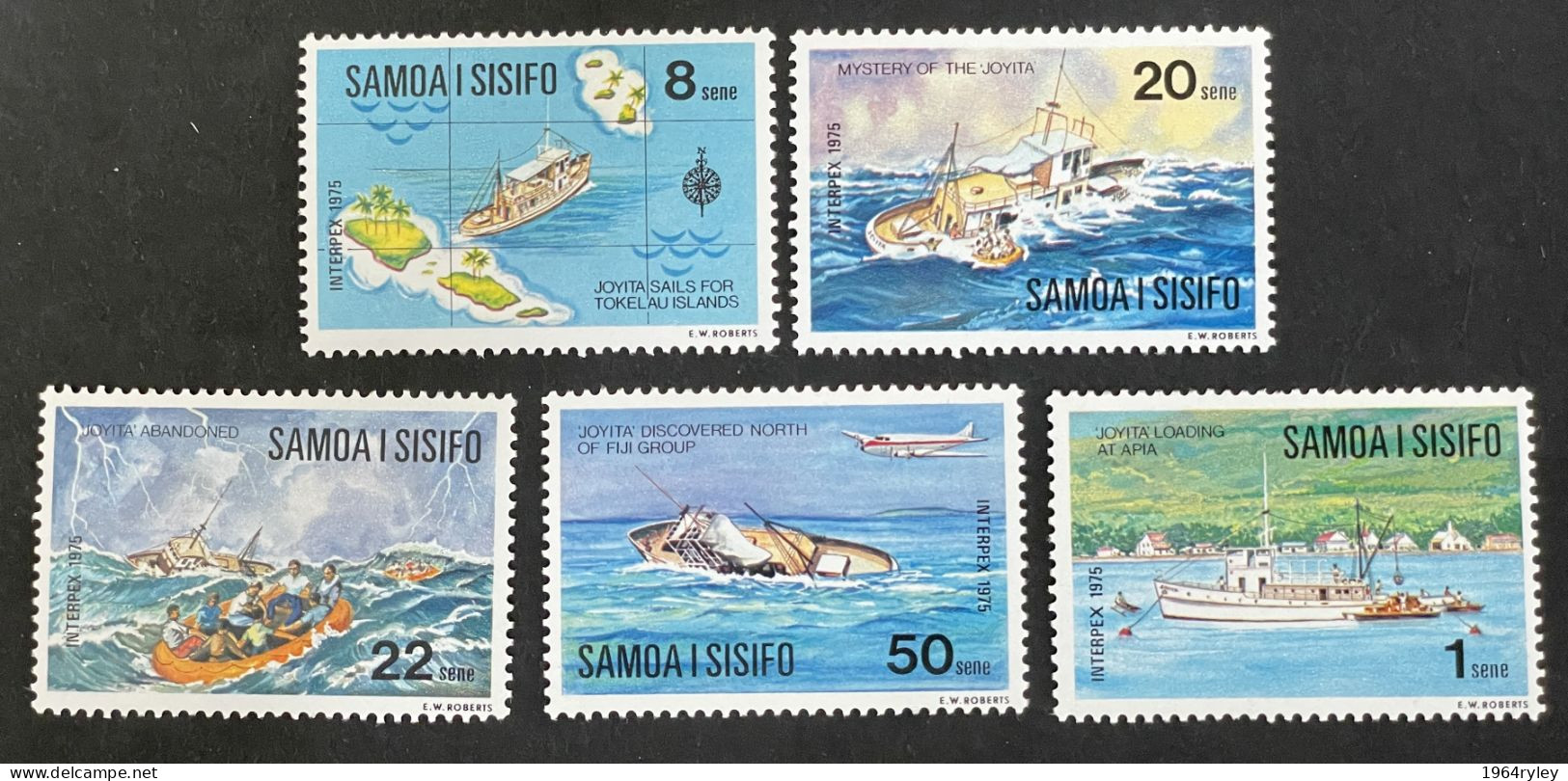 SAMOA - MNH** -  1975 - # 444/448 - Samoa (Staat)