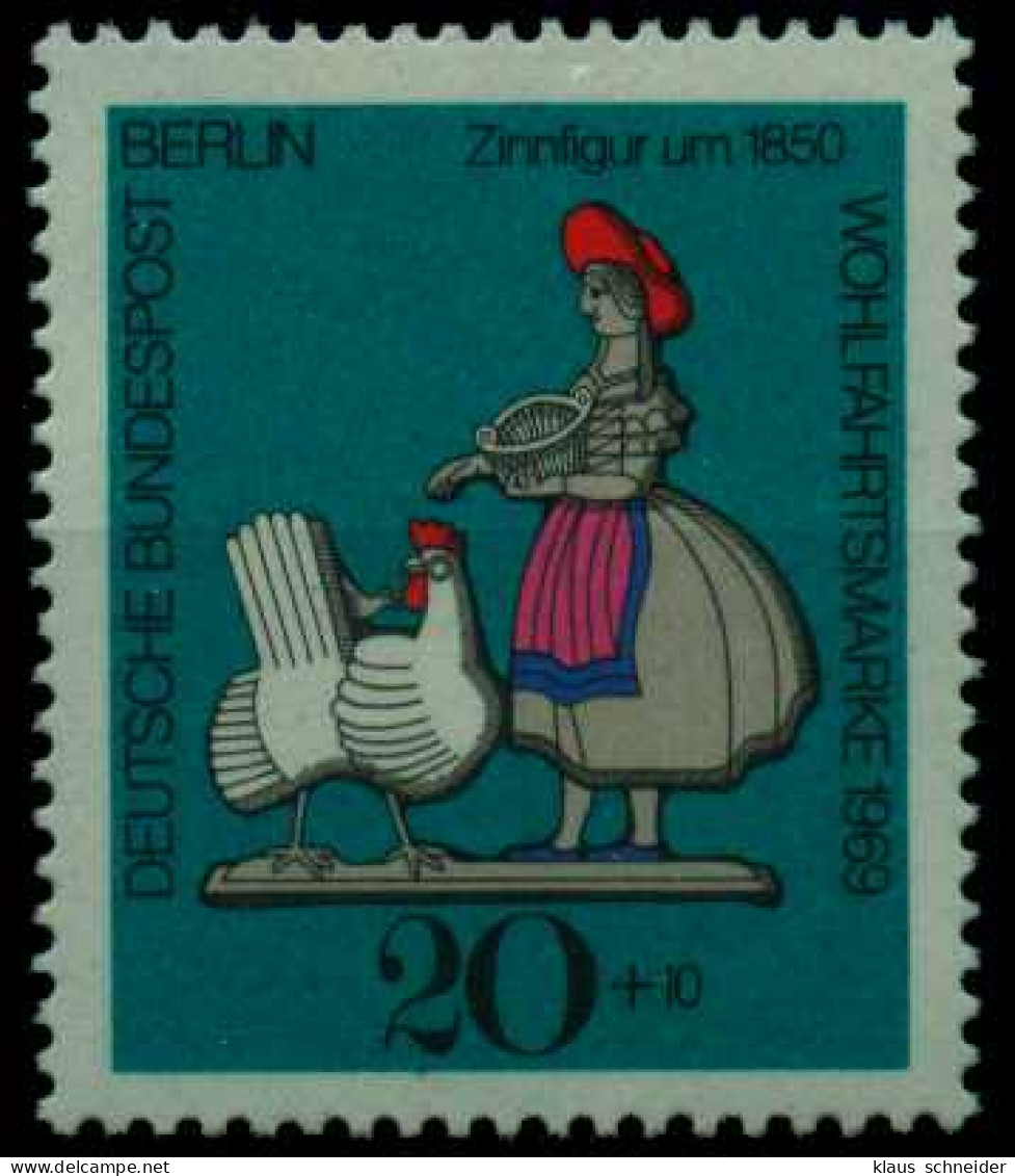 BERLIN 1969 Nr 349 Gestempelt S101876 - Used Stamps