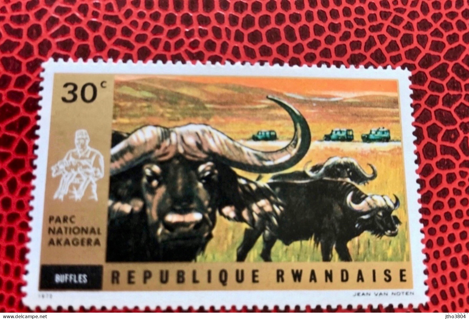 RWANDA 1972 1v Neuf MNH ** YT 452 Buffle Buffalo Mamíferos Mammals Säugetiere Mammiferi Mammifère - Game