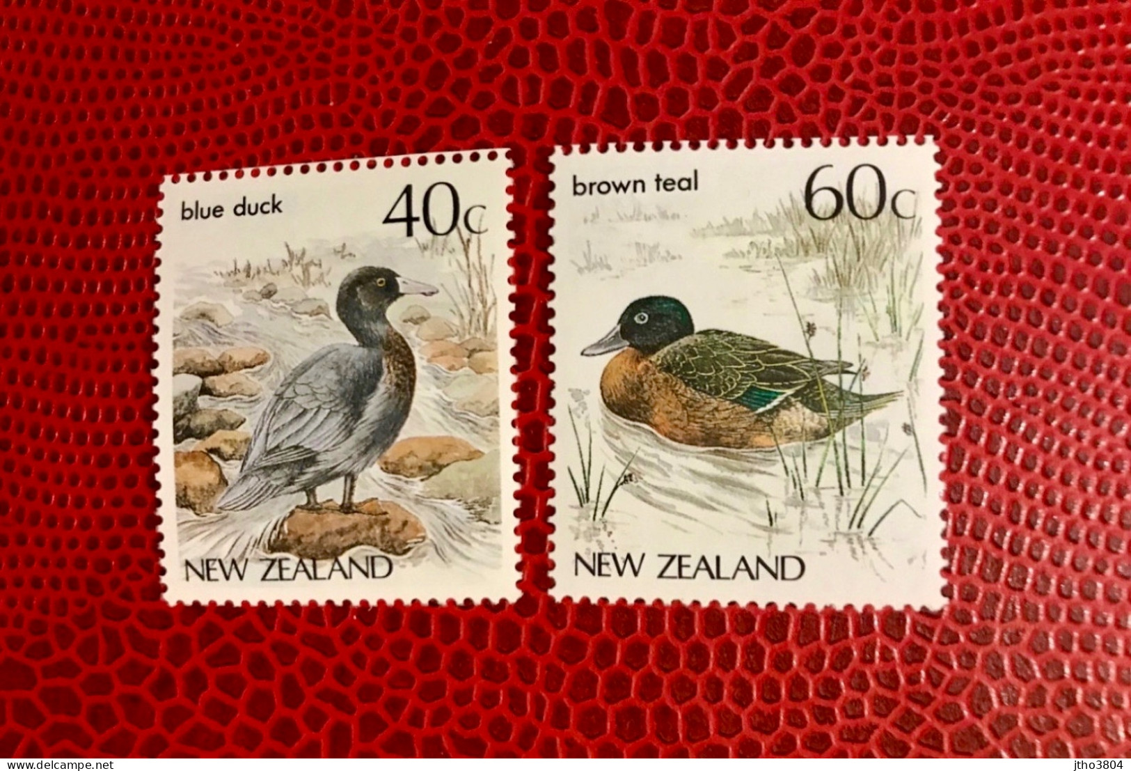 NOUVELLE ZÉLANDE 1987 2v Mi 984 985 Pájaro Bird Pássaro Vogel Ucello Oiseau NEW ZEALAND - Patos