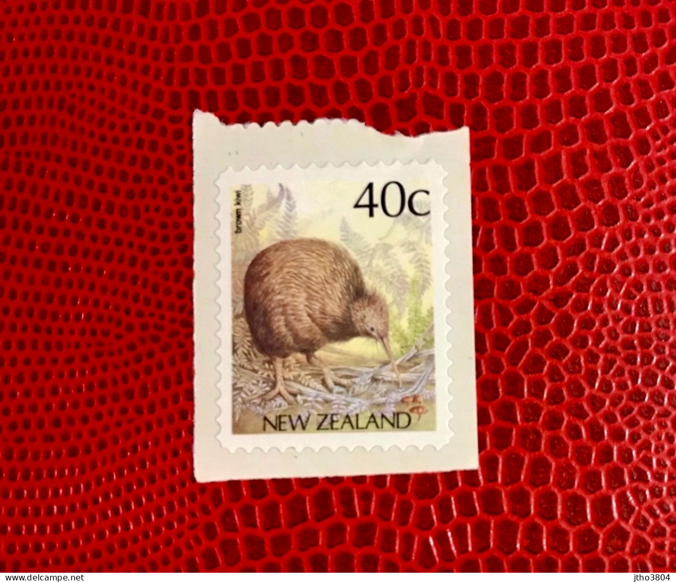 NOUVELLE ZÉLANDE 1991 1v Adhésive Mi YT Pájaro Bird Pássaro Vogel Ucello Oiseau NEW ZEALAND - Kiwis