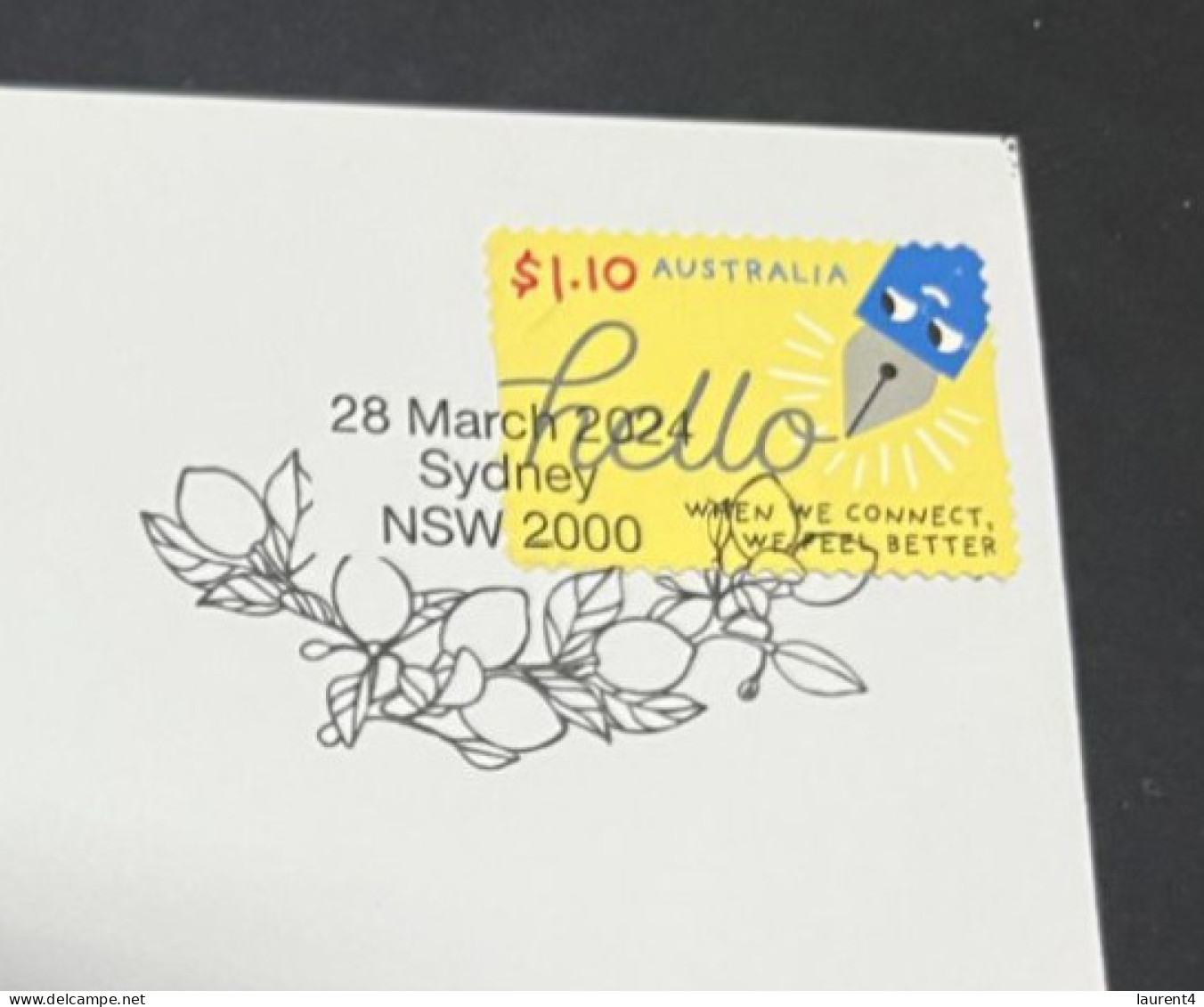 27-3-2024 (4 Y 12) COVID-19 4th Anniversary - N. Marian Islands - 26 March 2024 (with OZ COVID-19 Hello Stamp) - Maladies