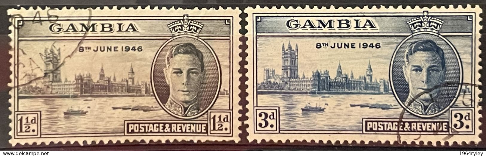 GAMBIA - (0) -  1946 - # 137/138 - Gambie (1965-...)