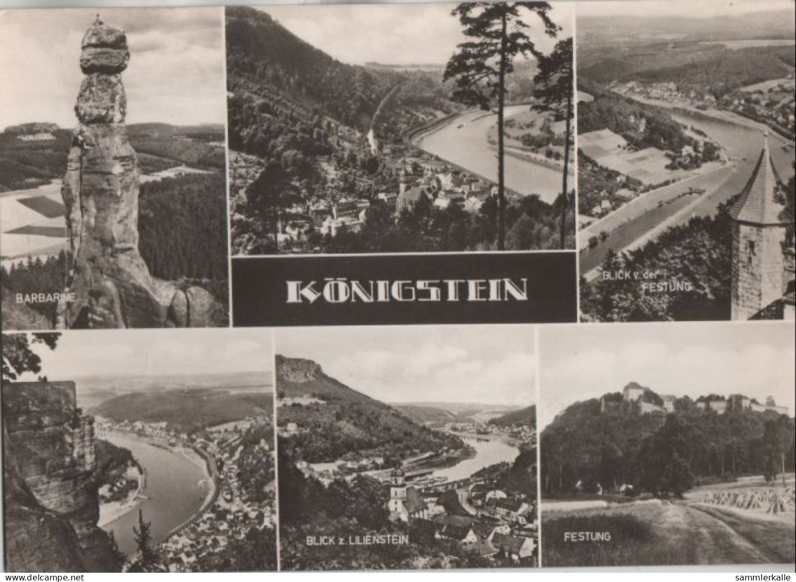 45443 - Königstein - 6 Teilbilder - 1966 - Koenigstein (Saechs. Schw.)