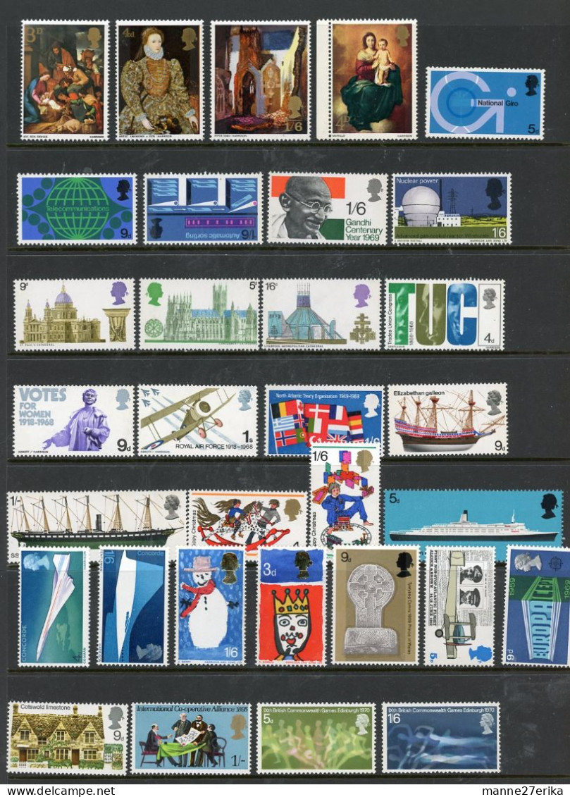 Great Britain MNH Lot - Unused Stamps