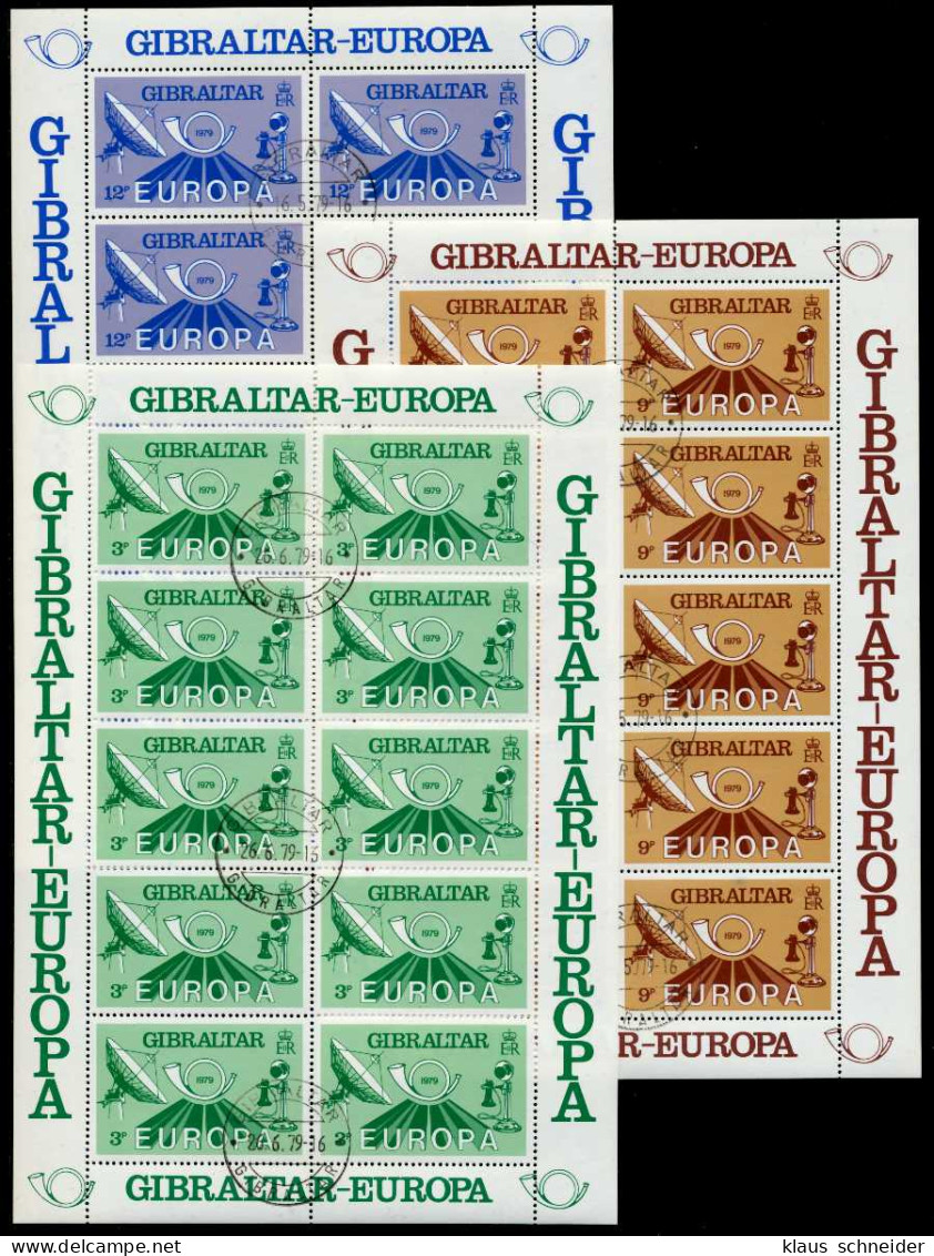 GIBRALTAR Nr 392KB-394KB Zentrisch Gestempelt S00C00E - Gibraltar