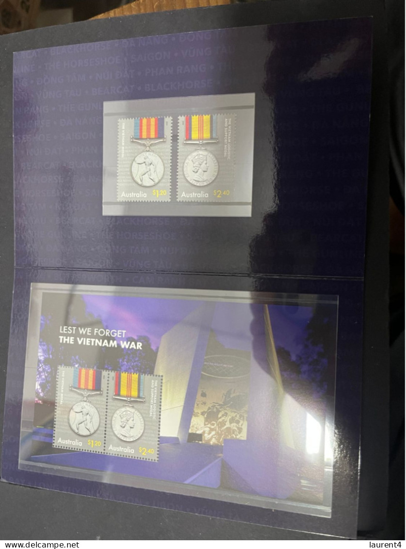 27-3-2024 (4 Y 12) Australia Post Presentation Pack - Lest We Forget - The Vietnam War (2023) M/s + Stamps - Presentation Packs