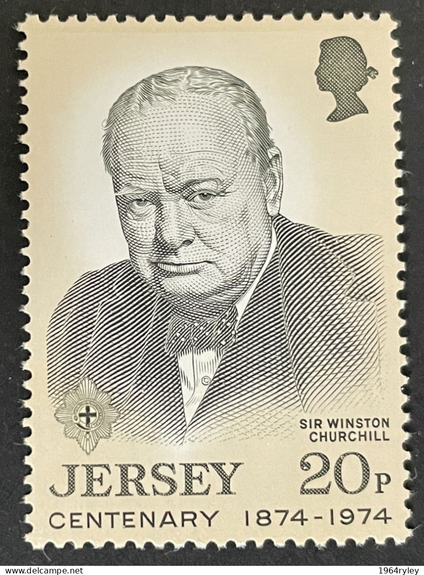 JERSEY - MNH** -  1974 CHURCHILL CENTENARY - # - Jersey