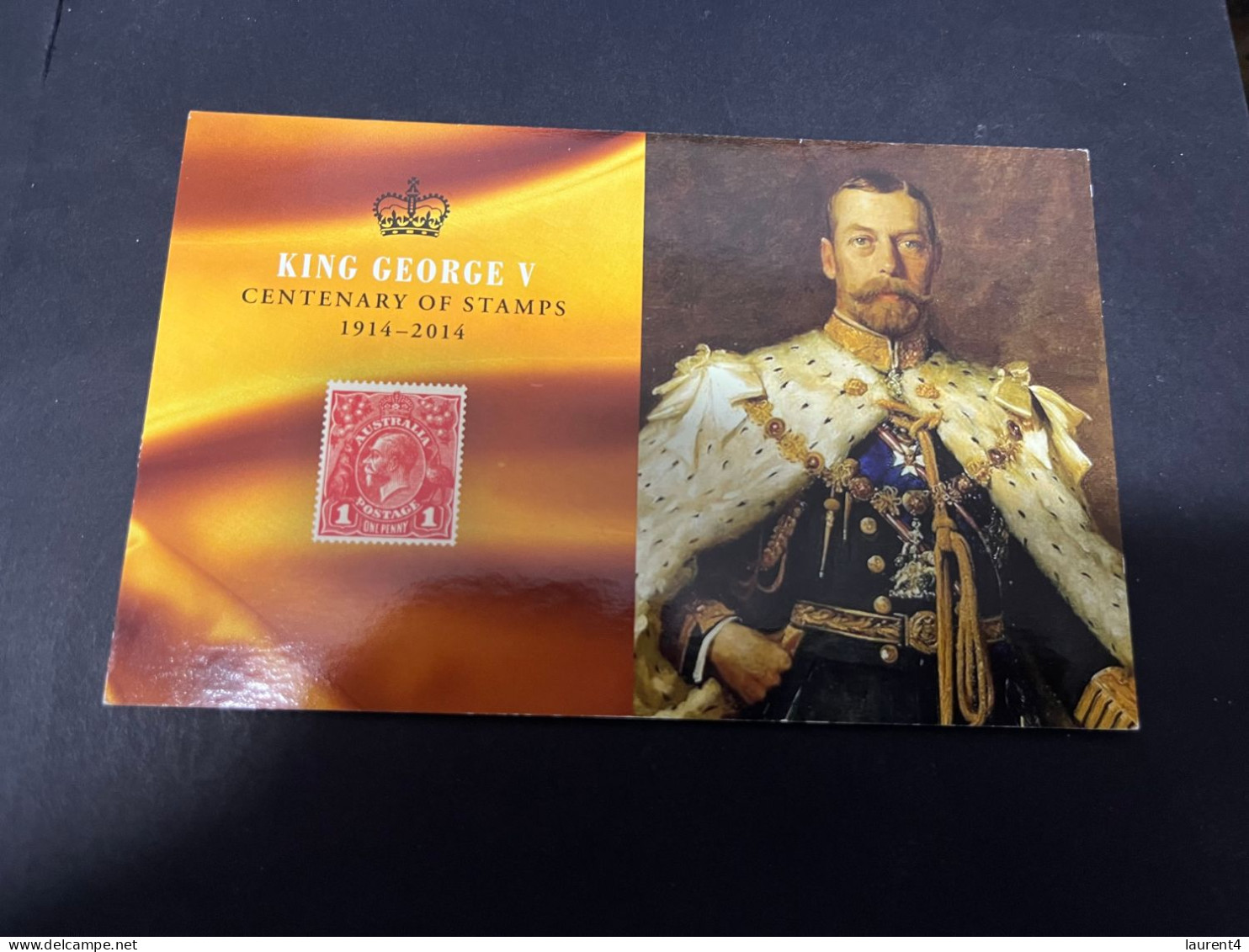 27-3-2024 (4 Y 12) Australia Post Presentation Pack - King George V - M/s + Stamps - Presentation Packs