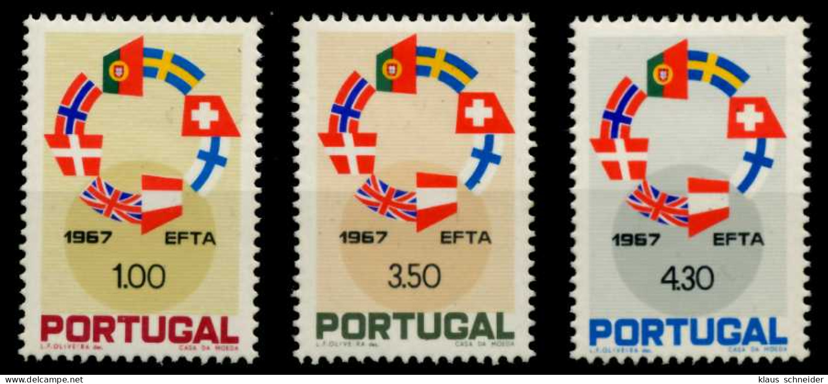 PORTUGAL Nr 1043-1045 Postfrisch S04B412 - Unused Stamps