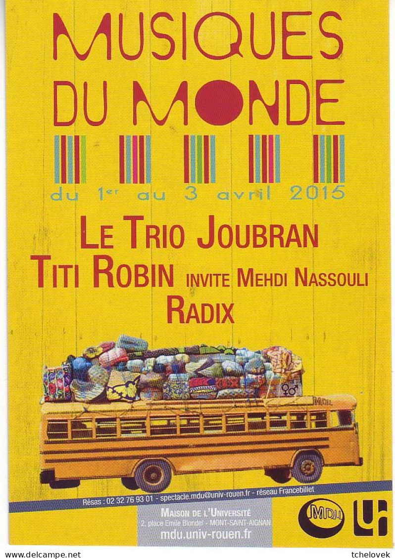 Thèmes. Transports. Bus. Autobus Musique Monde - Autobús & Autocar