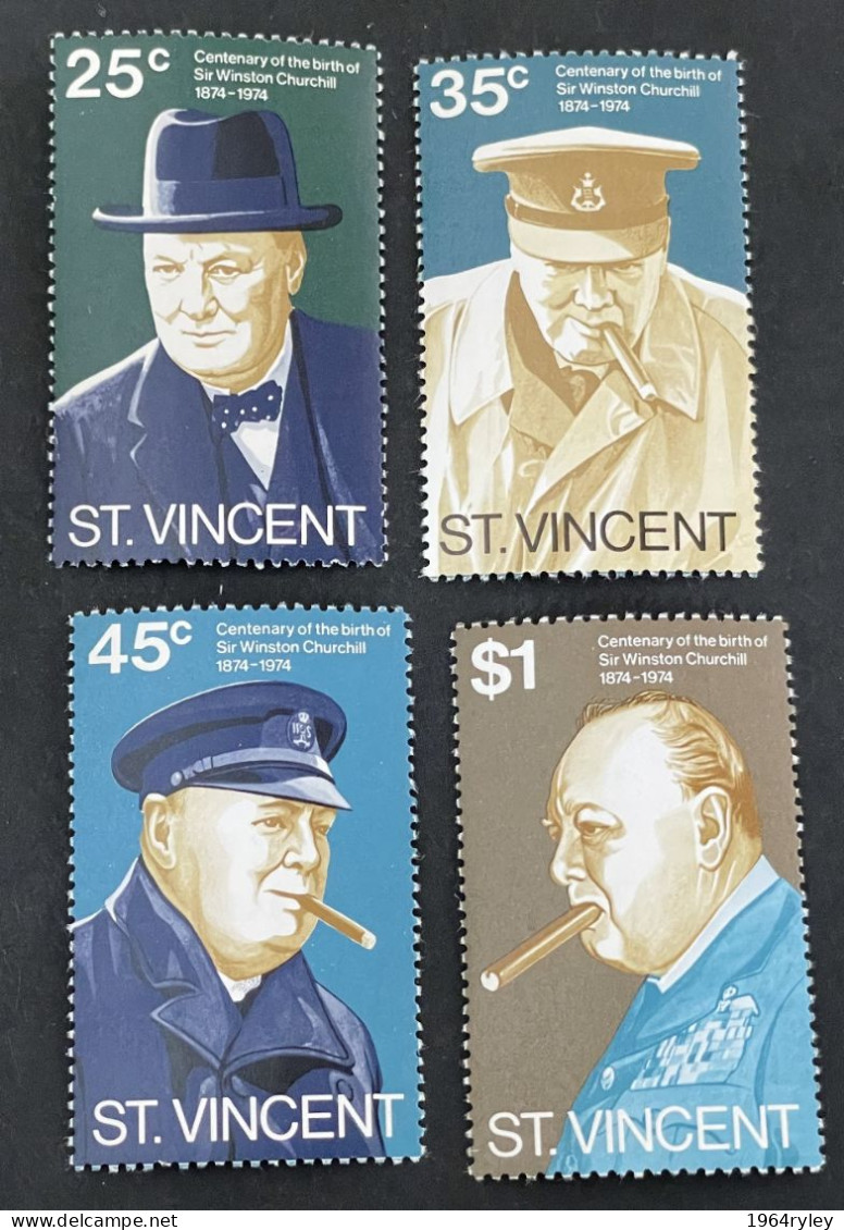 ST. VINCENT - MNH** -  1974 CHURCHILL CENTENARY - # - St.Vincent (1979-...)