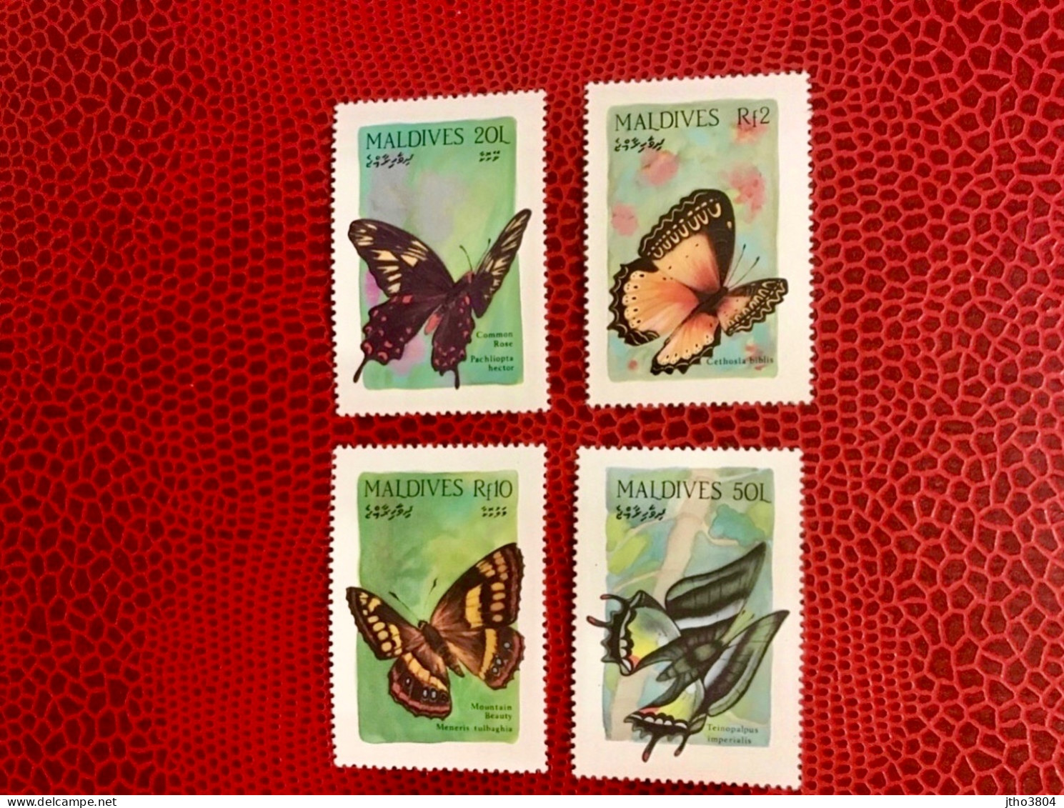 MALDIVES 1987 4v Neuf MNH ** YT 1134 / 1137 Mariposa Butterfly Borboleta Schmetterlinge Farfalla - Butterflies