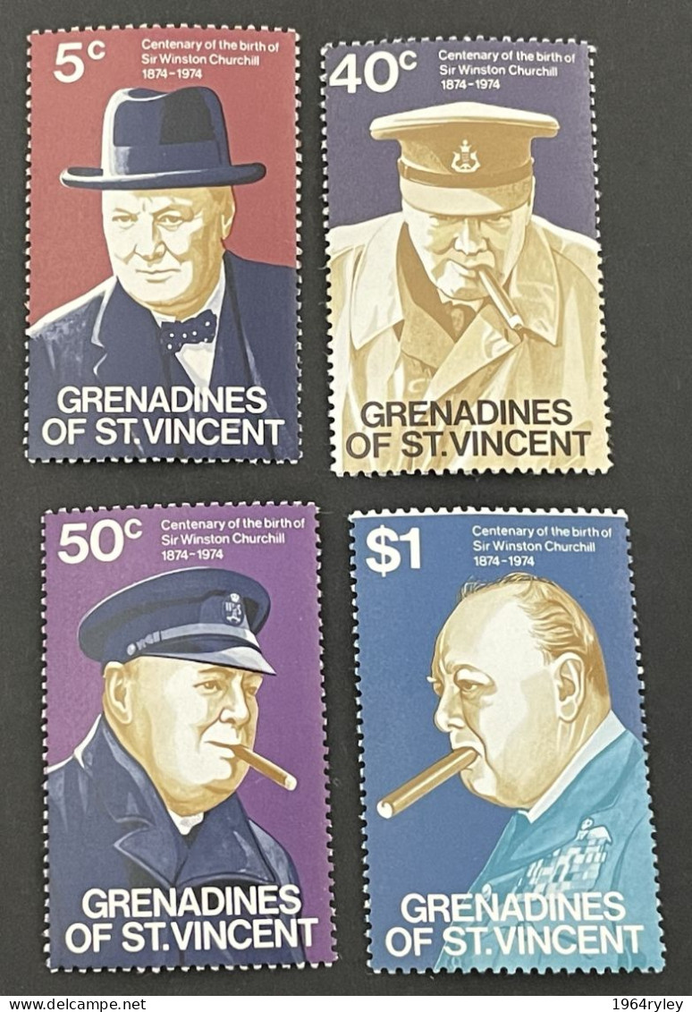 ST. VINCENT - MNH** -  1974 CHURCHILL CENTENARY - # - St.Vincent & Grenadines