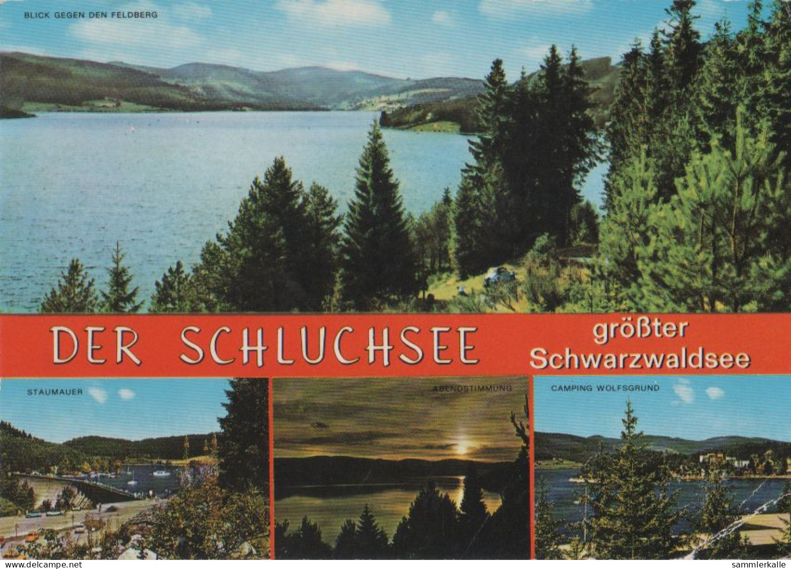 30029 - Schluchsee - Mit Camping Wolfsgrund - 1976 - Schluchsee