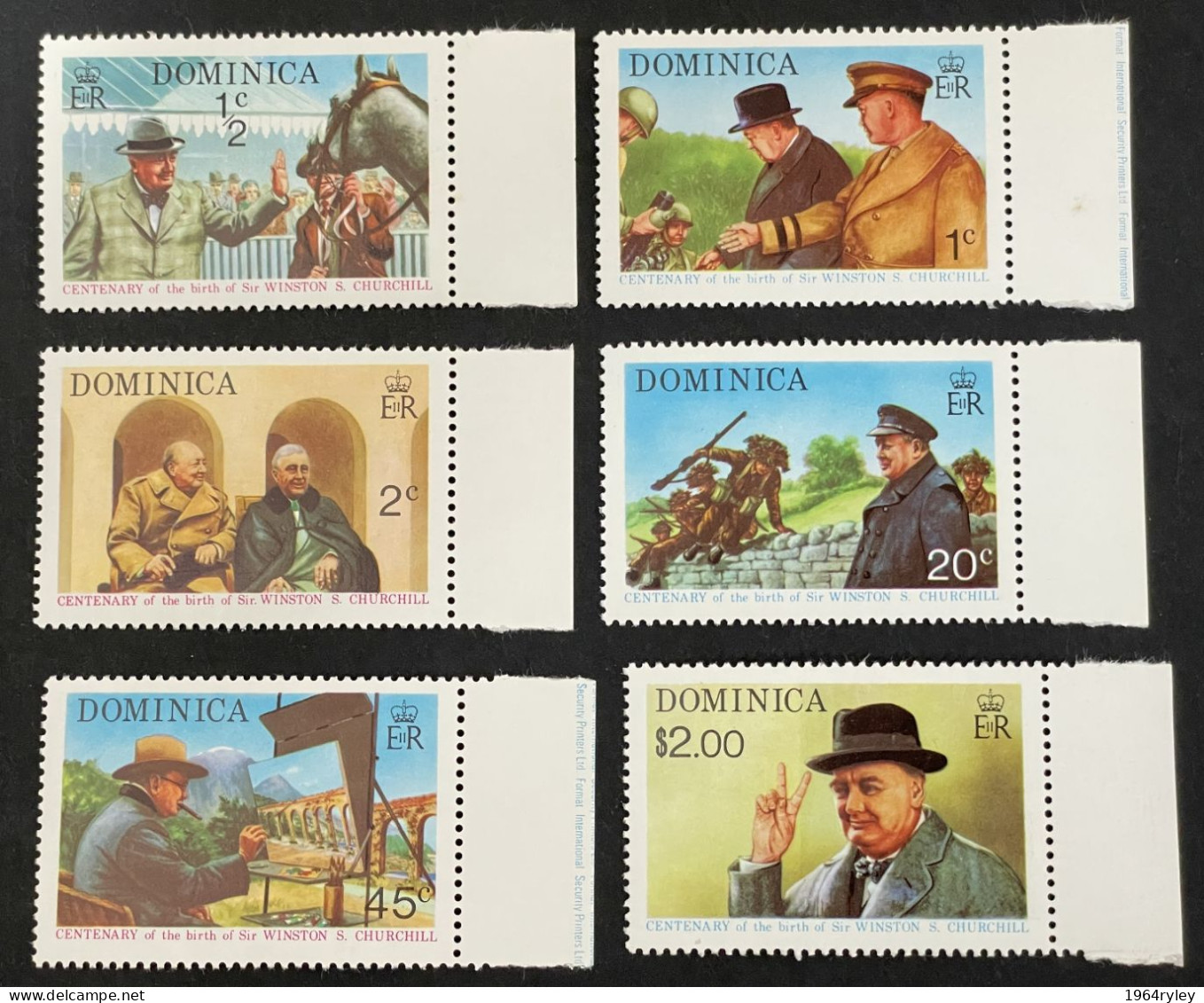 DOMINICA - MNH** -  1974 CHURCHILL CENTENARY - # - Dominica (1978-...)