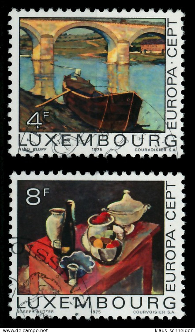LUXEMBURG 1975 Nr 904-905 Gestempelt X045316 - Used Stamps